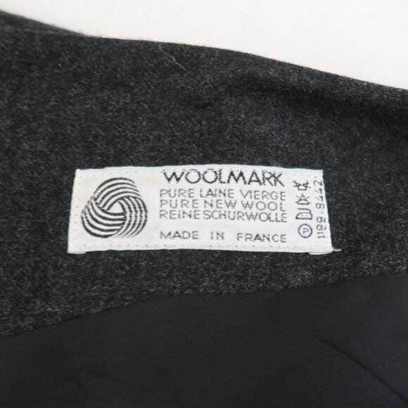 vtg 80s EMANUELLE KHANH wool jacket sz 42 US - Picture 7 of 7